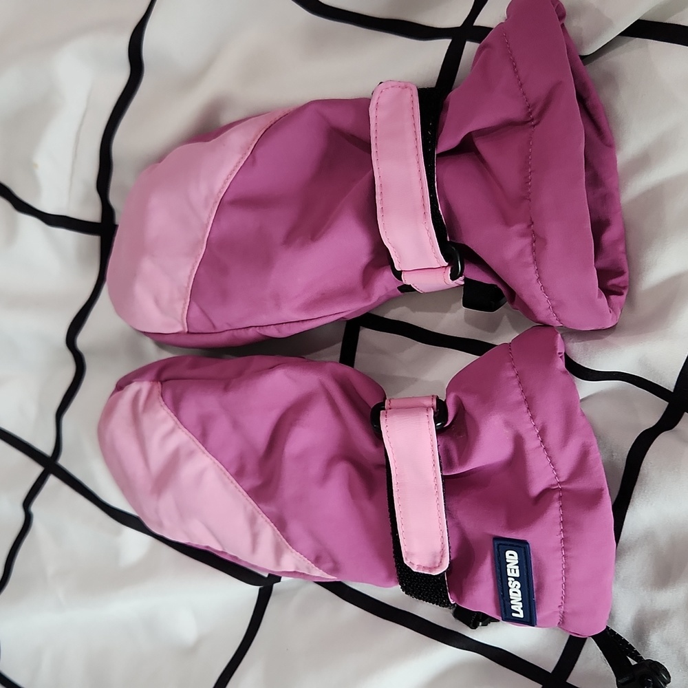 Lands End Girls Mittens - Size Small